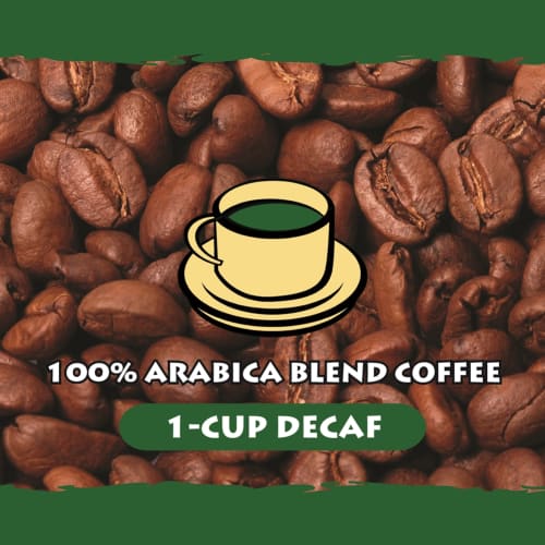 Diplomat 100% Arabica Blend 1-Cup Soft Pod Coffee, Decaf